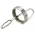 DeepRing - dilatador uretral com anel - metal 9cm prata
