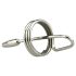 DeepRing - dilatador de metal com anel - 9cm (prata)