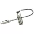 DeepRing - dilatador uretral com anel - metal 9cm prata