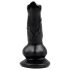 Dildo Pênis Canino - 12cm (preto)