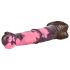 Cavalo Selvagem - Dildo de Silicone - 24cm (Marrom-Rosa)