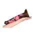 Cavalo Selvagem - Dildo de Silicone - 24cm (Marrom-Rosa)