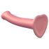 Strap-on-me Brilho Metálico M - Dildo Amigável à Pele (rosa metálico)