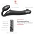 Strap-on-me M - Vibrador Ajustável Médio (Preto)