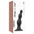 Strap-on-me Beads M - Dildo com Ventosa e Contas (Preto)