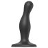 Strap-on-me Curvy S - Dildo Ondulado com Ventosa (Preto)