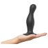 Strap-on-me Curvy L - Dildo Ondulado com Ventosa (Preto)