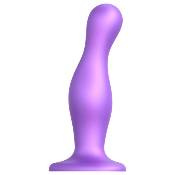 Strap-on-me Curvy L - Dildo ondulado com ventosa (roxo)