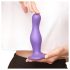 Strap-on-me Curvy L - Dildo ondulado com ventosa (roxo)