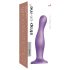 Strap-on-me Curvy L - Dildo ondulado com ventosa (roxo)