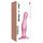 Strap-on-me Curvy M - Dildo ondulado com ventosa (rosa)