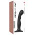 Strap-on-me P&G S – Dildo Curvado com Ventosa (Preto)
