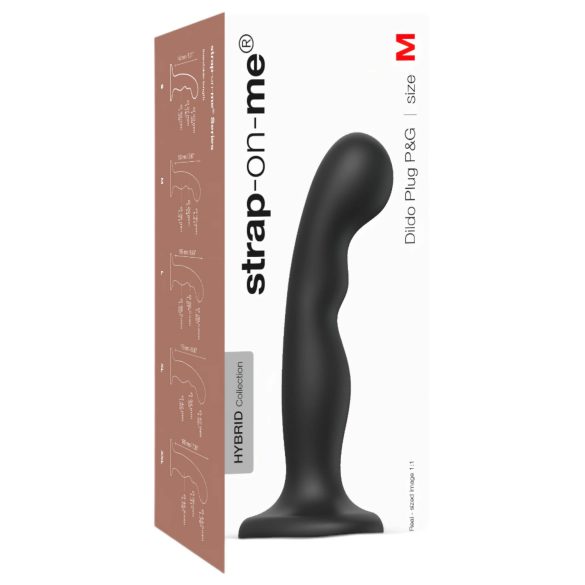 Strap-on-me P&G M - Dildo Flexível com Ventosa (Preto)