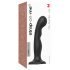 Strap-on-me P&G M - Dildo Flexível com Ventosa (Preto)