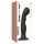 Strap-on-me - dildo com ventosa curvado - preto - tamanho L