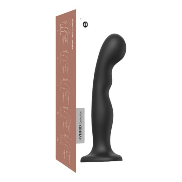 Strap-on-me P&G L - Dildo curvado com ventosa (preto)