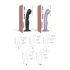 Strap-on-me - dildo com ventosa curvado - preto - tamanho L