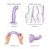 Strap-on-me P&G S - Dildo Curvado com Ventosa (Roxo)