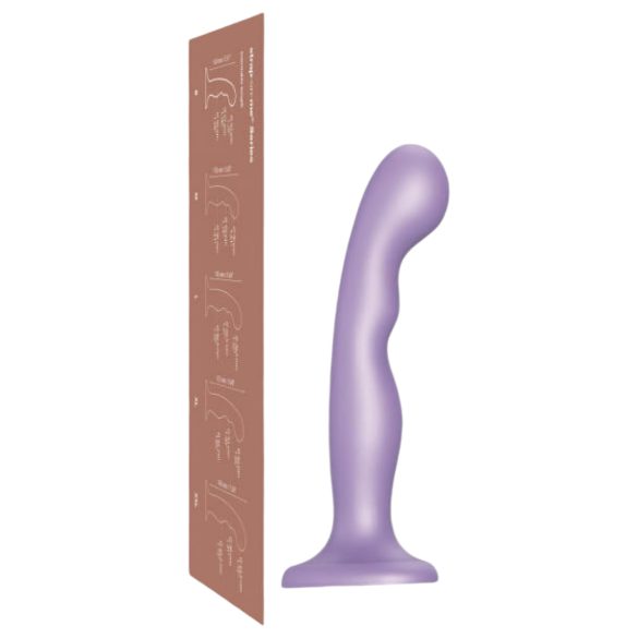 Strap-on-me P&G M - Dildo flexível com ventosa (roxo)
