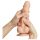 Strap-on-me S - Dildo de Dupla Camada com Ventosa (Cor Natural)