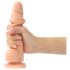 Strap-on-me S - Dildo de Dupla Camada com Ventosa (Cor Natural)