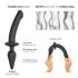 Strap-on-me Switch Semirrealista XXL - 2 em 1 Dildo (preto)