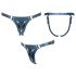 Strap-on-me - cinto ajustável para dildo - XS-XXL (azul)