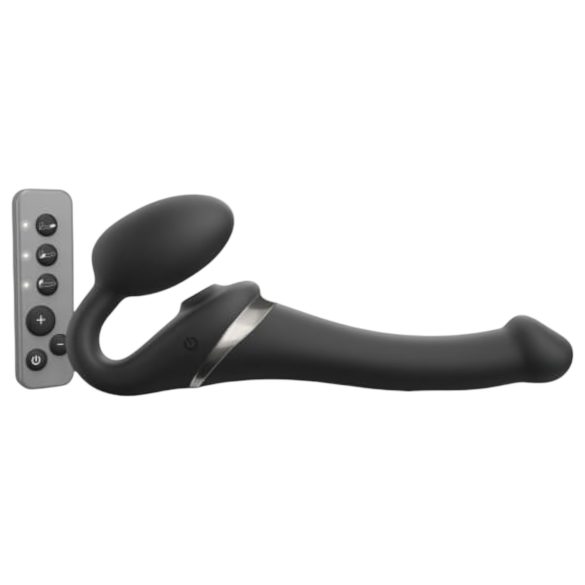 Strap-on-me S - Vibrador com Sucção, Ajustável - (Preto)