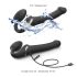 Strap-on-me S - Vibrador com Sucção, Ajustável - (Preto)