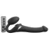 Strap-on-me - vibrador strap-on ondas de ar - M - silicone preto