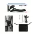 Strap-on-me - vibrador strap-on ondas de ar - M - silicone preto