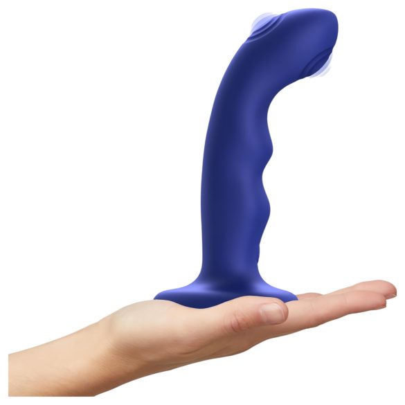 Vibrador Strap-on-me M G-Ponto pulante à prova d'água (azul)