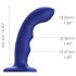Vibrador Strap-on-me M G-Ponto pulante à prova d'água (azul)