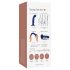Vibrador Strap-on-me M G-Ponto pulante à prova d'água (azul)