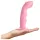 Strap-on-me M - à prova d'água, vibrador pulsante de ponto G (rosa)
