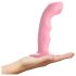Strap-on-me M - Vibrador G-spot à prova d'água e pulsante (rosa)