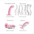 Strap-on-me M - Vibrador G-spot à prova d'água e pulsante (rosa)