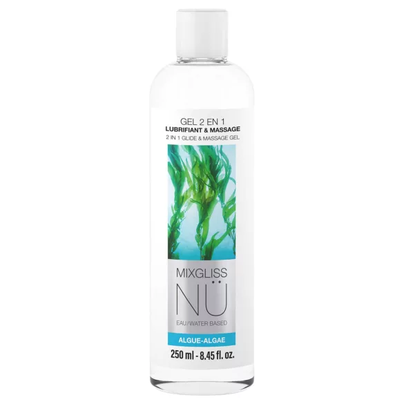 Mixgliss Nu Algae - gel de massagem nuru e lubrificante (250 ml)
