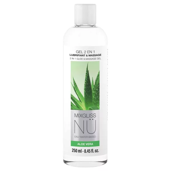 Mixgliss Nu Aloe Vera - gel de massagem nuru e lubrificante (250 ml)