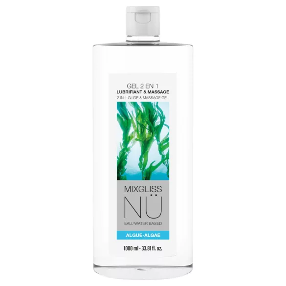 Mixgliss Nu Algue - gel de massagem nuru e lubrificante (1000 ml)