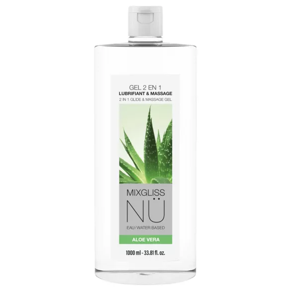 Mixgliss Nu Aloe Vera - gel de massagem nuru e lubrificante (1000 ml)