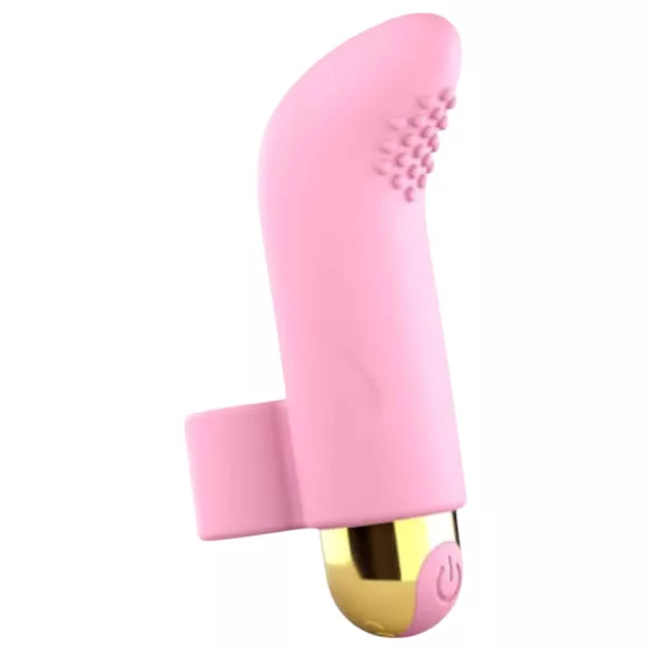 Love to Love - vibrador de dedo recarregável - silicone rosa