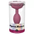 Amor para Amar Rosas Abertas M - plugue anal de silicone (vermelho)