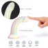 Dildolls Fantasia - Dildo Listrado de Silicone com Ventosa