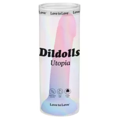Dildolls Utopia - dildo ventosa - silicone colorido