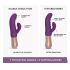 Love to Love Sassy Bunny - Vibrador Púrpura com Movimento (Recarregável)