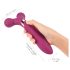 Love to Love Fireball - Vibrador e Massageador 2 em 1 Recarregável (vermelho)