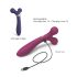 Love to Love Fireball - Vibrador e Massageador 2 em 1 Recarregável (vermelho)