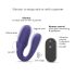 Love to Love Match up - Vibrador para Casais Recarregável e com Rádio (Roxo)