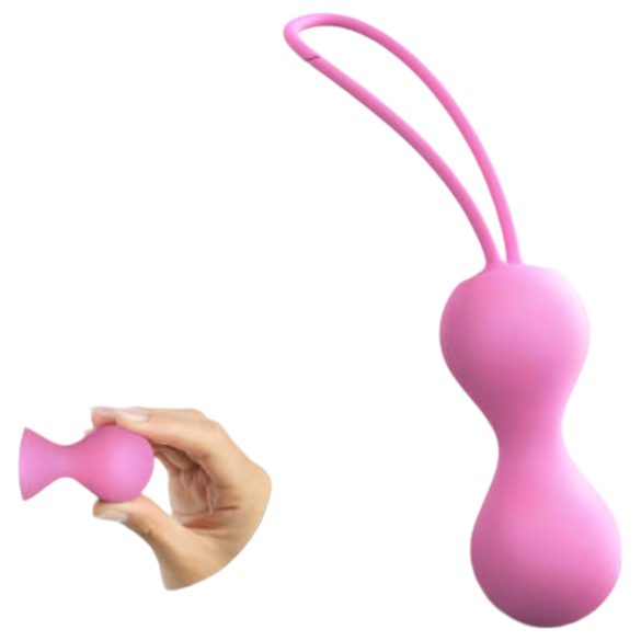 Love to Love Joia - Dueto de Bolas Geisha de Silicone (rosa)